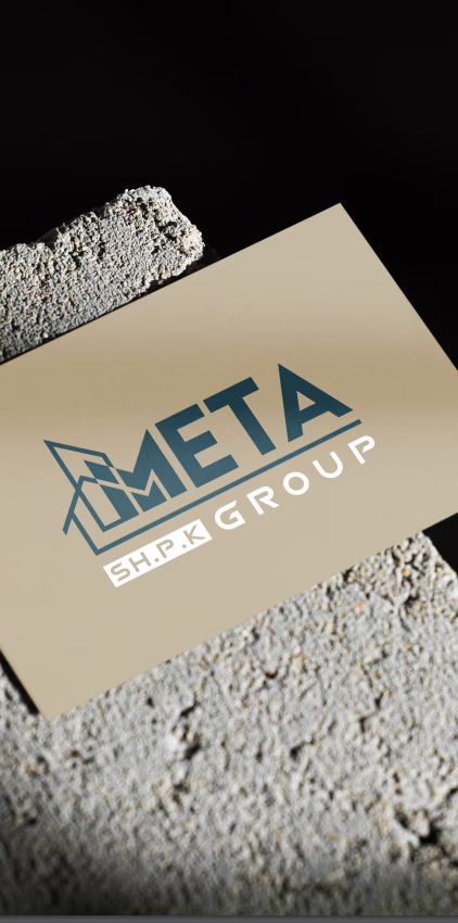 business card on concrete